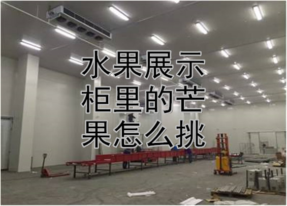 水果展示柜里的芒果怎么挑